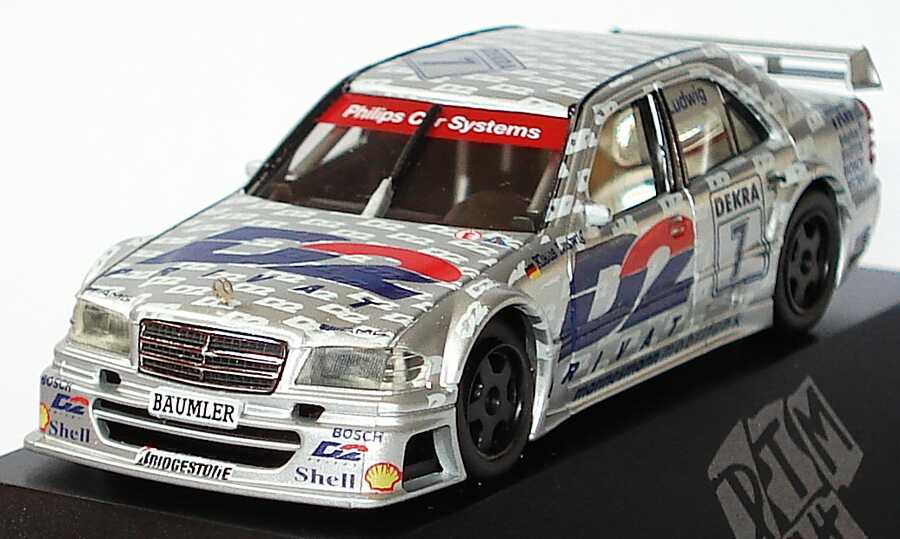 Foto 1:87 Mercedes-Benz C 180 DTM 1994 AMG, D2 Privat Nr.7, Klaus Ludwig herpa 036177