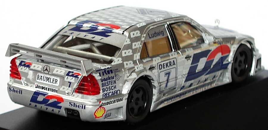 Foto 1:87 Mercedes-Benz C 180 DTM 1994 AMG, D2 Privat Nr.7, Klaus Ludwig herpa 036177