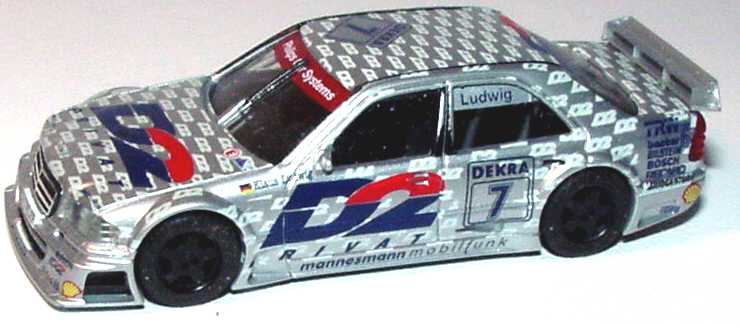 Foto 1:87 Mercedes-Benz C 180 DTM 1994 AMG, D2 Privat Nr. 7, Klaus Ludwig(ohne PC-Box) herpa 036177