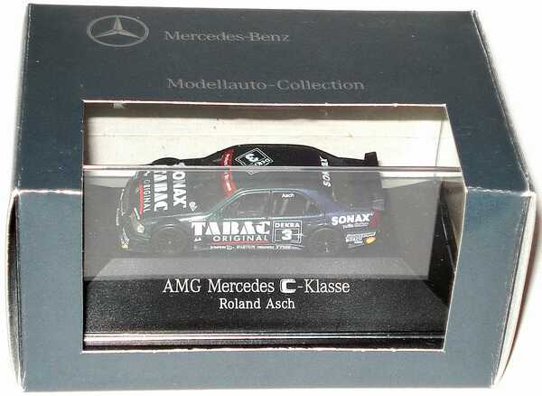 Foto 1:87 Mercedes-Benz C 180 DTM 1994 AMG, Tabac/Sonax Nr. 3, Roland Asch Werbemodell herpa B66005309