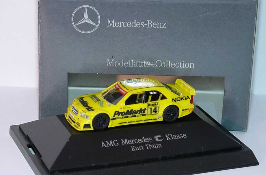 Foto 1:87 Mercedes-Benz C 180 DTM 1994 Zakspeed, ProMarkt Nr. 14, Kurt Thiim Werbemodell herpa B66005306