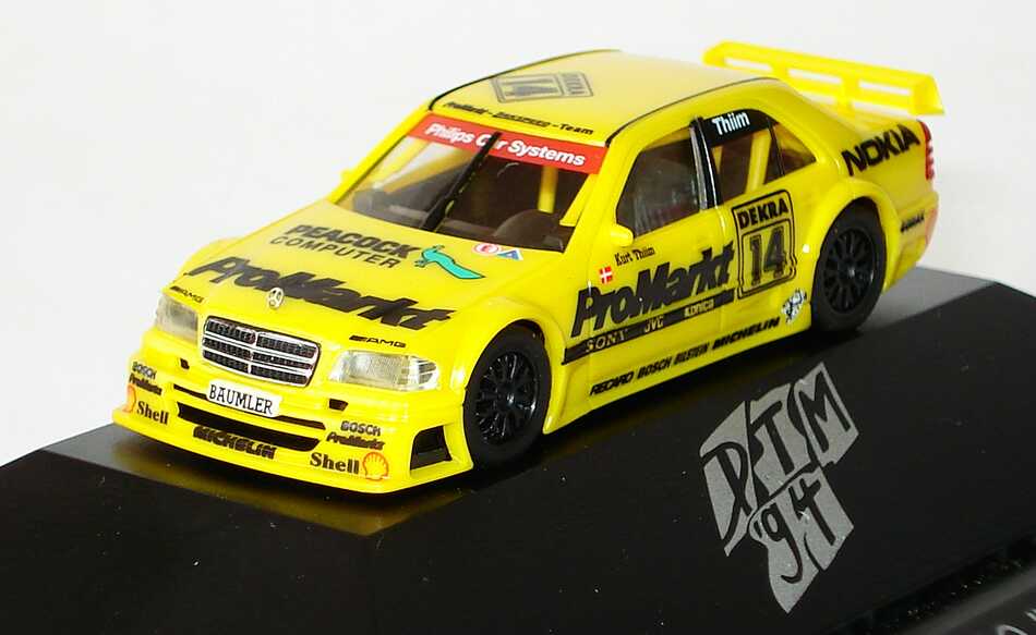 Foto 1:87 Mercedes-Benz C 180 DTM 1994 Zakspeed, ProMarkt Nr. 14, Kurt Thiim herpa 036153
