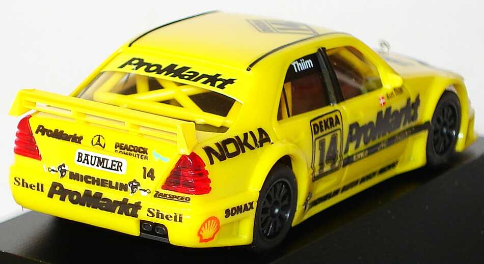 Foto 1:87 Mercedes-Benz C 180 DTM 1994 Zakspeed, ProMarkt Nr. 14, Kurt Thiim herpa 036153
