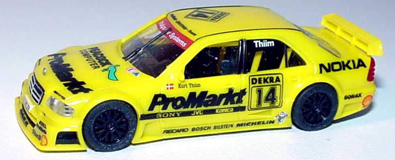 Foto 1:87 Mercedes-Benz C 180 DTM 1994 Zakspeed, ProMarkt Nr. 14, Kurt Thiim(ohne PC-Box) herpa 036153