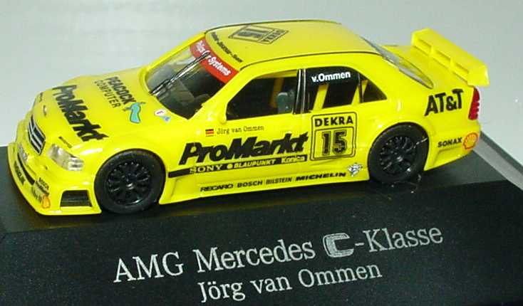 Foto 1:87 Mercedes-Benz C 180 DTM 1994 Zakspeed, ProMarkt Nr.15, Jörg van Ommen Werbemodell herpa B66005307