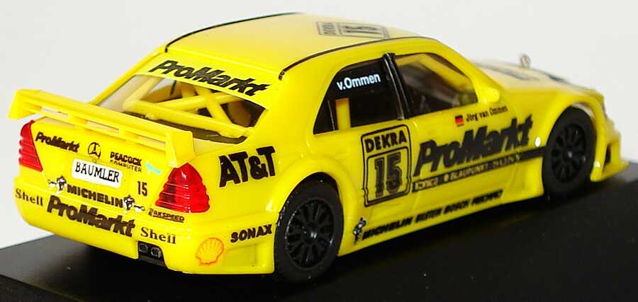 Foto 1:87 Mercedes-Benz C-Klasse W202 DTM 1994 Zakspeed ProMarkt Nr.15 Jörg van Ommen - herpa 036146
