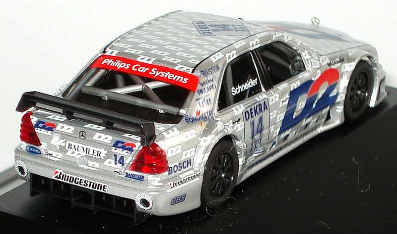 Foto 1:87 Mercedes-Benz C 180 DTM 1995 AMG, D2 Privat Nr.14, Schneider Werbemodell herpa B66005314