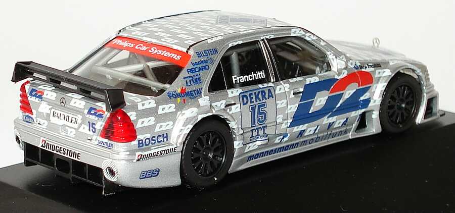 Foto 1:87 Mercedes-Benz C-Klasse W202 DTM 1995 AMG D2 Privat Nr.15 Dario Franchitti - herpa 036511