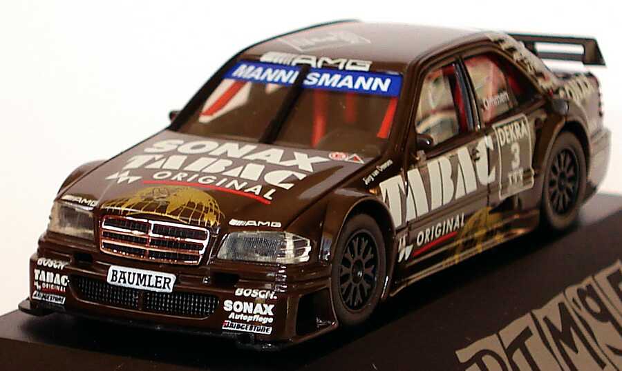 Foto 1:87 Mercedes-Benz C 180 DTM 1995 AMG, Tabac/Sonax Nr. 3, v. Ommen herpa 036429