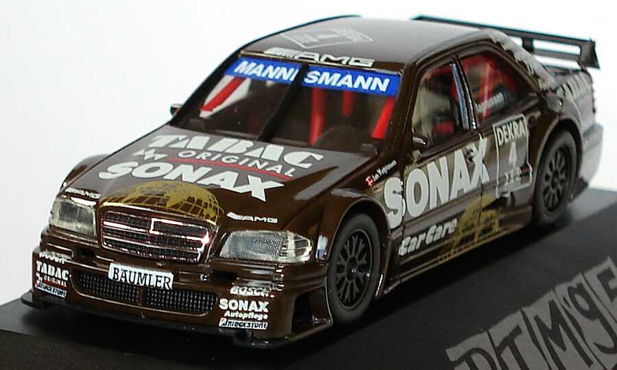 Foto 1:87 Mercedes-Benz C 180 DTM 1995 AMG, Tabac/Sonax Nr.4, Magnussen herpa 036436