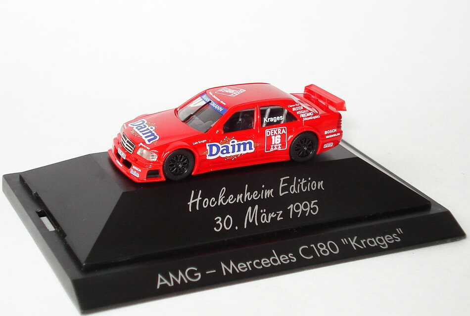 Foto 1:87 Mercedes-Benz C-Klasse (W202) DTM 1995 Daim Nr.16, Krages (Hockenheim Edition 1995) herpa 036399