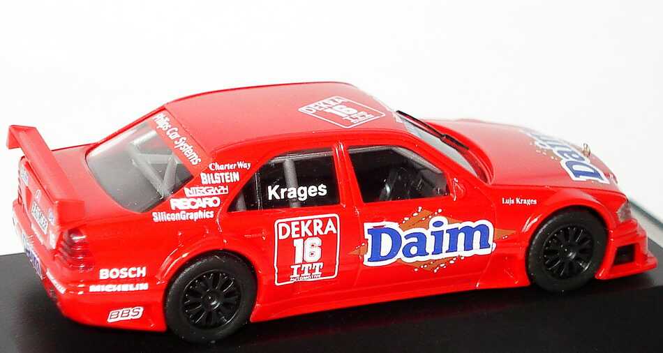 Foto 1:87 Mercedes-Benz C-Klasse (W202) DTM 1995 Daim Nr.16, Krages (Hockenheim Edition 1995) herpa 036399