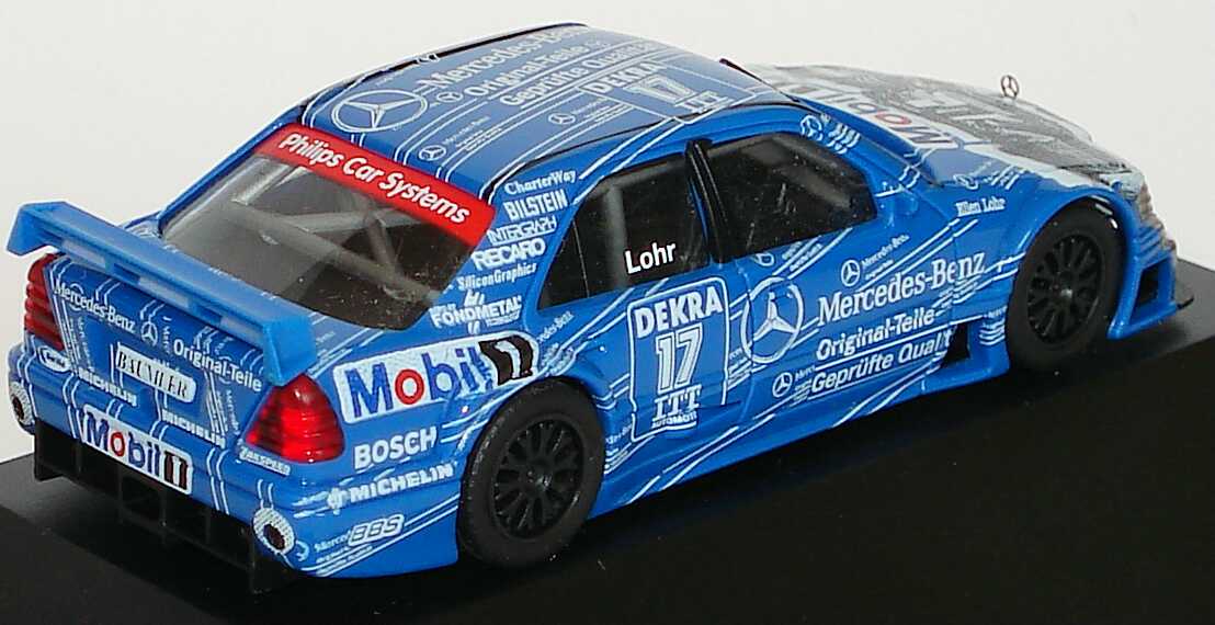 Foto 1:87 Mercedes-Benz C 180 DTM 1995 Original Teile Nr.17, Lohr Werbemodell herpa