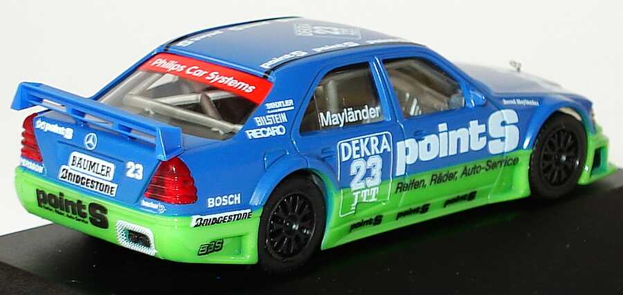 Foto 1:87 Mercedes-Benz C-Klasse W202 DTM 1995 Persson Point S Nr.23 Bernd Mayländer - herpa 036573