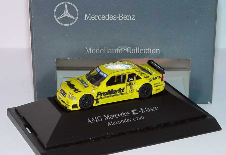 Foto 1:87 Mercedes-Benz C 180 DTM 1995 Zakspeed, ProMarkt Nr. 5, Grau Werbemodell herpa B66005323