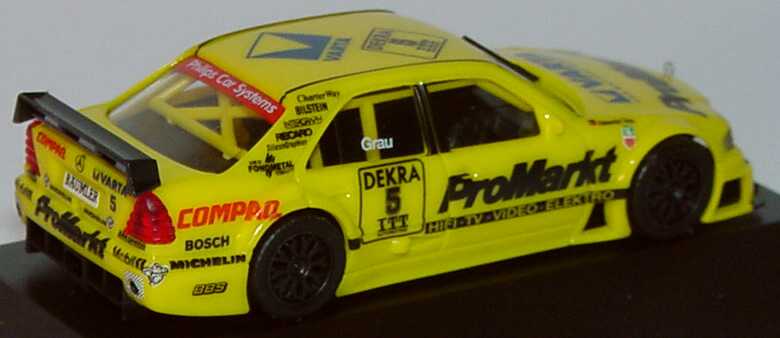Foto 1:87 Mercedes-Benz C 180 DTM 1995 Zakspeed, ProMarkt Nr. 5, Grau Werbemodell herpa B66005323