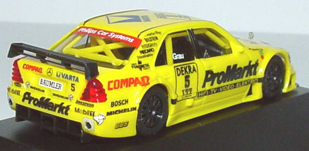 Foto 1:87 Mercedes-Benz C 180 DTM 1995 Zakspeed, ProMarkt Nr. 5, Grau herpa 036443