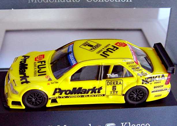 Foto 1:87 Mercedes-Benz C 180 DTM 1995 Zakspeed, ProMarkt Nr.6, Kurt Thiim Werbemodell herpa B66005312