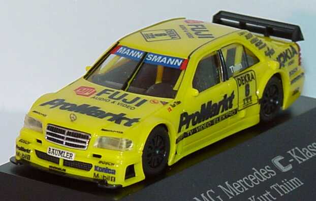 Foto 1:87 Mercedes-Benz C 180 DTM 1995 Zakspeed, ProMarkt Nr.6, Kurt Thiim Werbemodell herpa B66005312