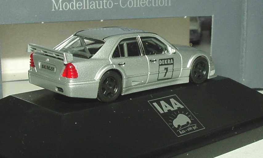 Foto 1:87 Mercedes-Benz C-Klasse W202 DTM silbermet. Nr.7 IAA 93 Prototyp IAA-Sondermodell - herpa B6 600 5304