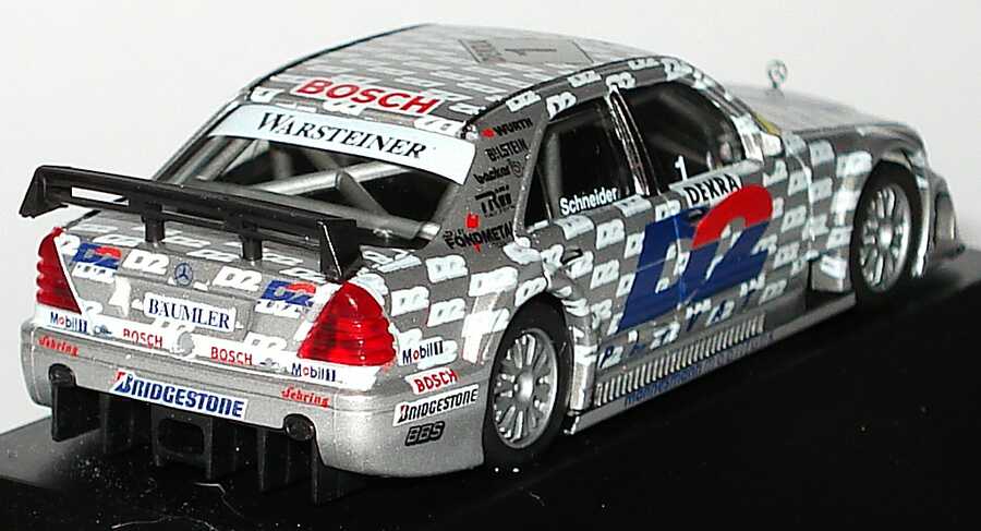 Foto 1:87 Mercedes-Benz C 180 (W202) ITC 1996 AMG, D2 Privat Nr.1, Bernd Schneider Werbemodell herpa B66005326