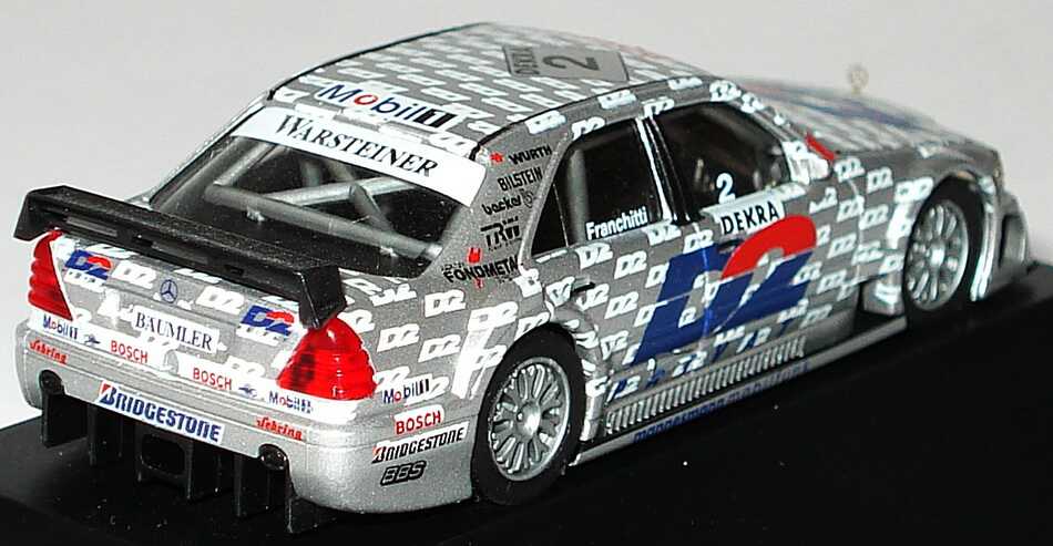 Foto 1:87 Mercedes-Benz C 180 (W202) ITC 1996 AMG, D2 Privat Nr.2, Dario Franchitti herpa 036900