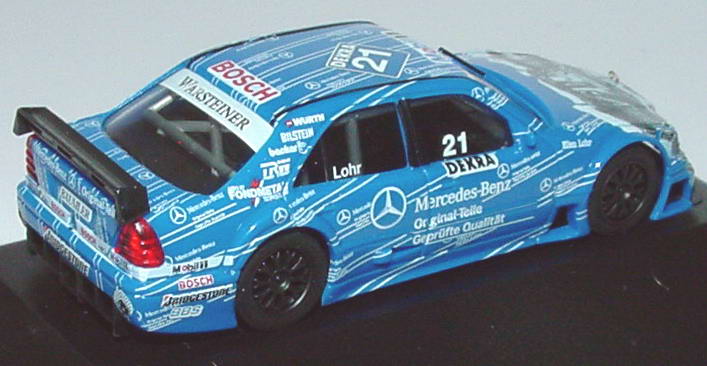 Foto 1:87 Mercedes-Benz C 180 (W202) ITC 1996 AMG, Original Teile Nr.21, Ellen Lohr Werbemodell herpa B66005332