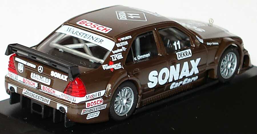 Foto 1:87 Mercedes-Benz C 180 (W202) ITC 1996 AMG, UPS Nr.11, Jörg v. Ommen Werbemodell herpa B66005328