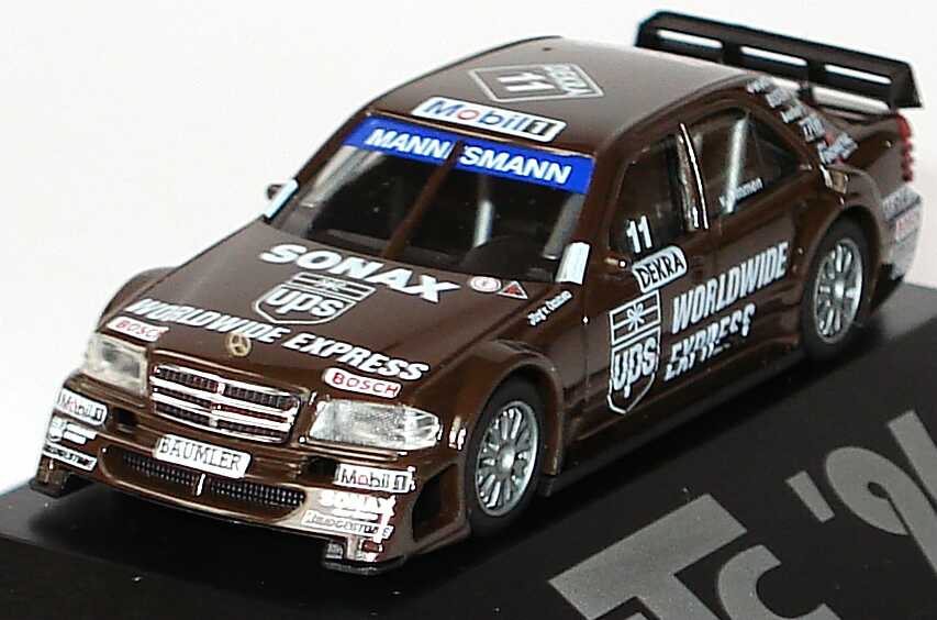 Foto 1:87 Mercedes-Benz C 180 (W202) ITC 1996 AMG, UPS Nr.11, Jörg v. Ommen herpa 036931