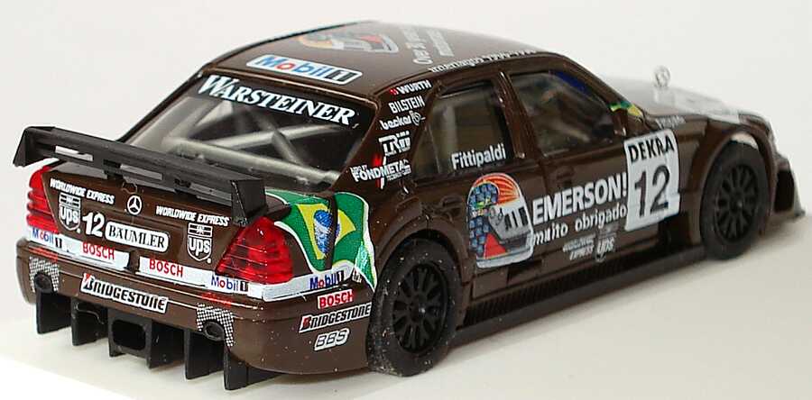 Foto 1:87 Mercedes-Benz C 180 (W202) ITC 1996 AMG, UPS Nr.12, Fittipaldi Sao Paulo 27.10.96, Emmo, thank you so much herpa