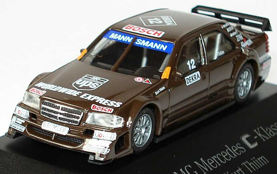 Foto 1:87 Mercedes-Benz C 180 (W202) ITC 1996 AMG, UPS Nr.12, Kurt Thiim Werbemodell herpa B66005329