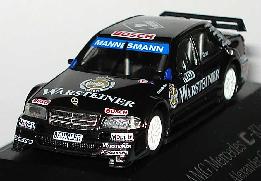 Foto 1:87 Mercedes-Benz C 180 (W202) ITC 1996 AMG, Warsteiner Nr.4, Alexander Grau Werbemodell herpa