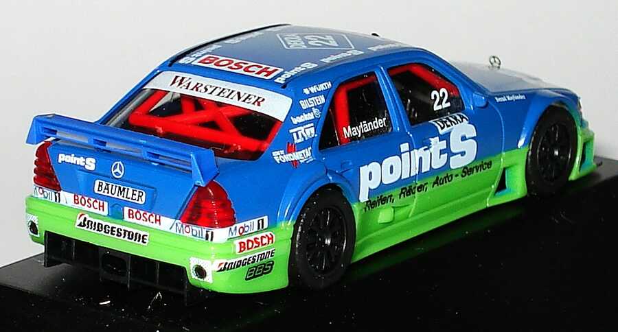 Foto 1:87 Mercedes-Benz C 180 ITC 1996 Persson, Point S Nr.22, Mayländer Werbemodell herpa