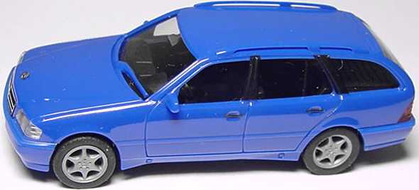 Foto 1:87 Mercedes-Benz C 180 Touring Facelift (S202) azurblau herpa 022392