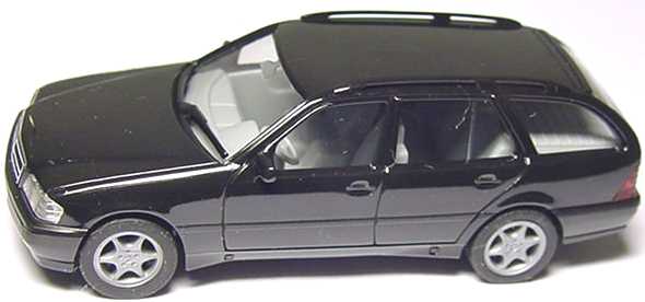 Foto 1:87 Mercedes-Benz C 180 Touring Facelift (S202) schwarz herpa 022392