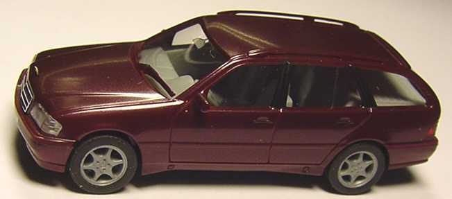 Foto 1:87 Mercedes-Benz C 180 Touring Facelift (S202) weinrot-met. herpa 032391