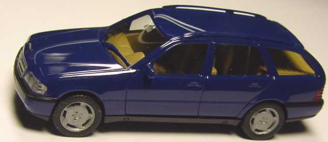 Foto 1:87 Mercedes-Benz C 180 Touring (S202) blau, IA graubeige herpa 022095