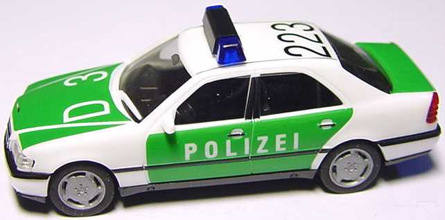 Foto 1:87 Mercedes-Benz C 200 (W202) Polizei D3 223 herpa 043663