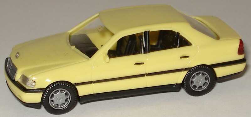 Foto 1:87 Mercedes-Benz C 200 (W202) neongelb Wiking 14402