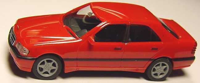 Foto 1:87 Mercedes-Benz C 220 Facelift (W202) rot herpa 022422