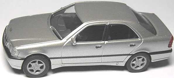 Foto 1:87 Mercedes-Benz C 220 Facelift (W202) silber-met. herpa 032421
