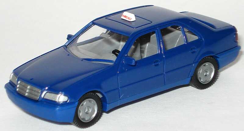 Foto 1:87 Mercedes-Benz C 220 (W202) Frahrschule dunkelblau AMW/AWM