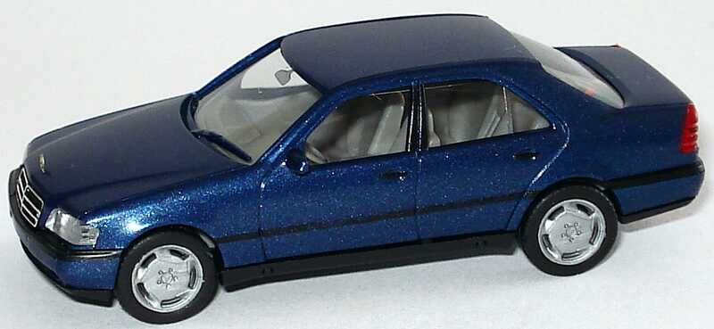 Foto 1:87 Mercedes-Benz C 220 (W202) blau-met. herpa 031400