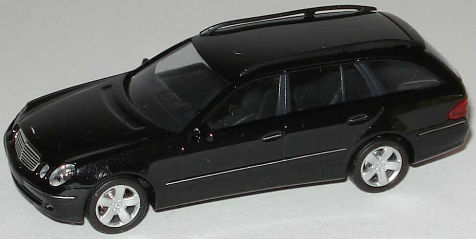 Foto 1:87 Mercedes-Benz E-Klasse T-Modell (S211) obsidianschwarz-met. Busch B66961341