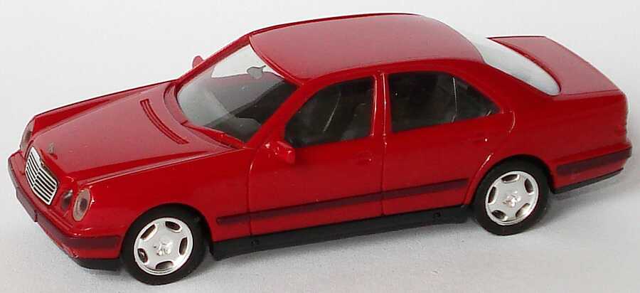 Foto 1:87 Mercedes-Benz E 320 Avantgarde (W210) hellweinrot herpa 021814