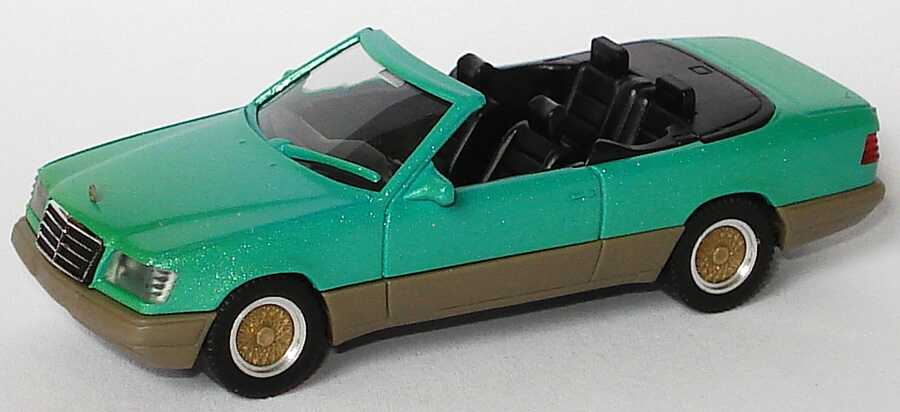 Foto 1:87 Mercedes-Benz E 320 Cabriolet (A124) türkis-met. (Fremdlackierung) herpa 031431