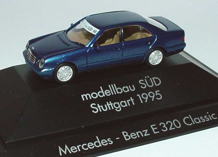 Foto 1:87 Mercedes-Benz E 320 Classic (W210) Modellbau Süd Stuttgart 1995 herpa 178761