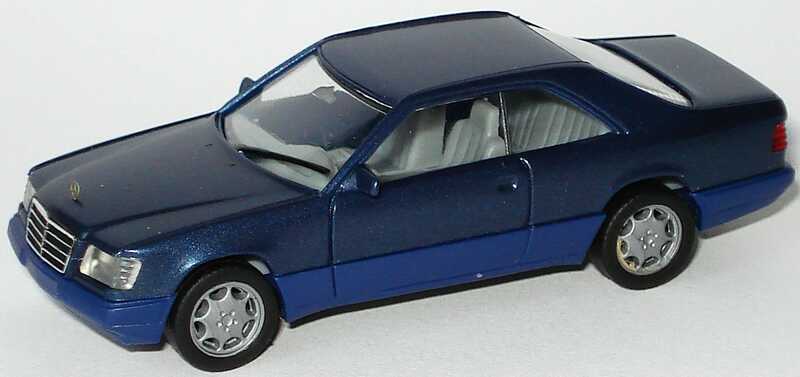 Foto 1:87 Mercedes-Benz E 320 Coupé (C124) dunkelblau-met. herpa 031455