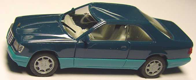 Foto 1:87 Mercedes-Benz E 320 Coupé (C124) petrolblau/türkis herpa 021456