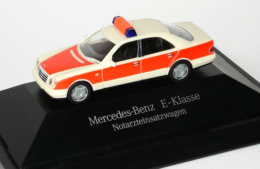 Foto 1:87 Mercedes-Benz E 320 (W210) Notarzt Werbemodell herpa B66005634